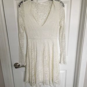 White lace dress